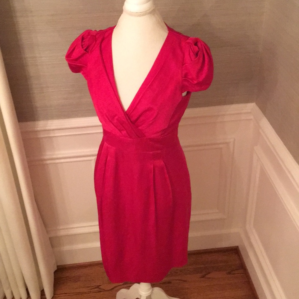 Hot Pink Silk Nanette Lepore Dress